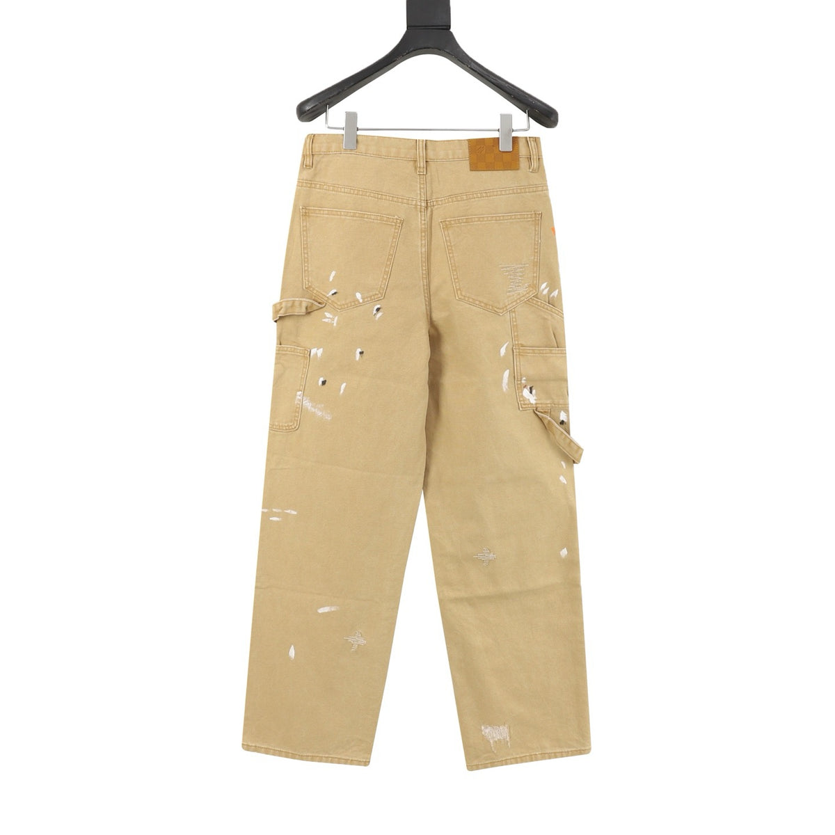 Louis Vuitton Paint-Splatter Denim Trousers - Blue product detail 2