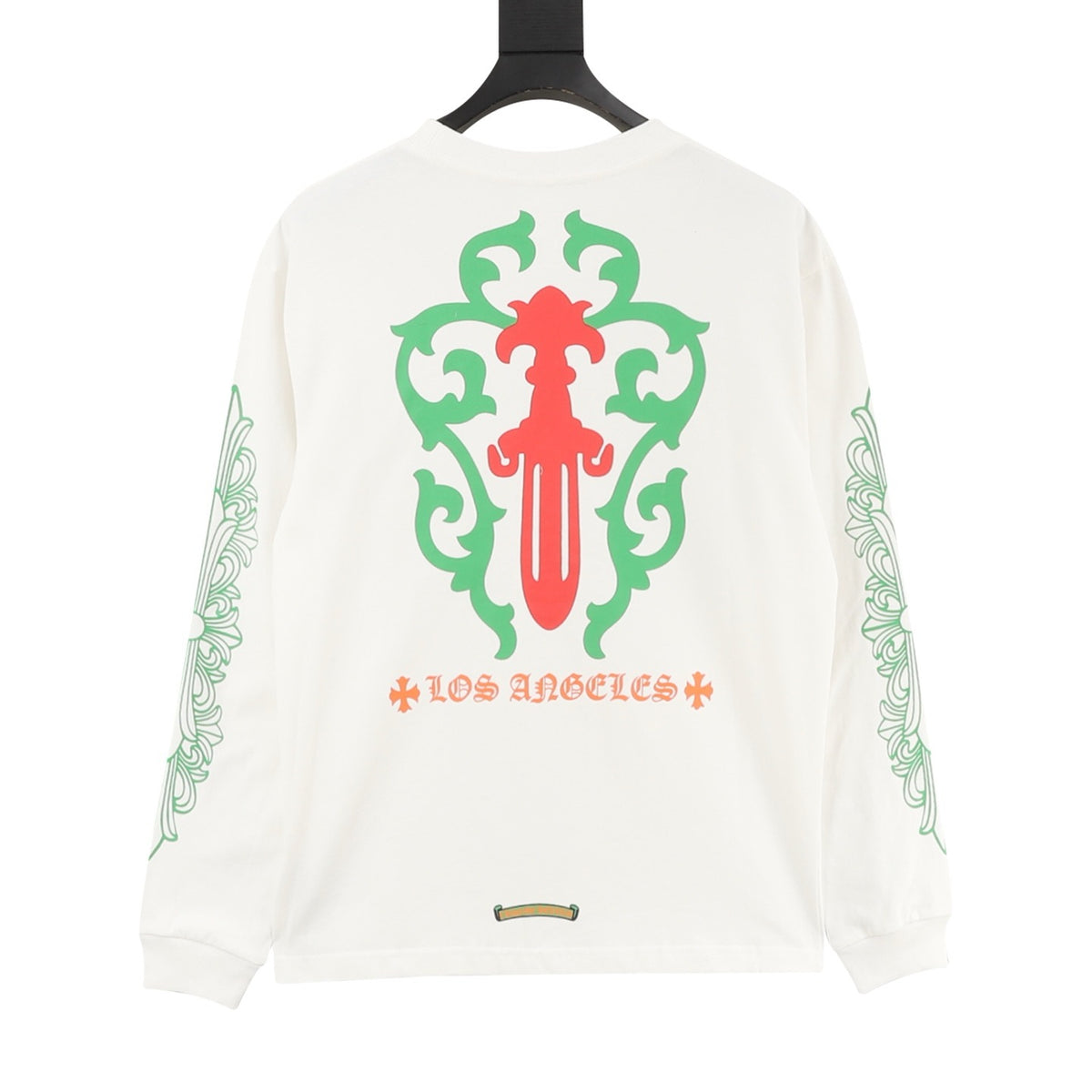 Chrome Hearts Red Dagger Print Long-Sleeve T-Shirt product detail 2