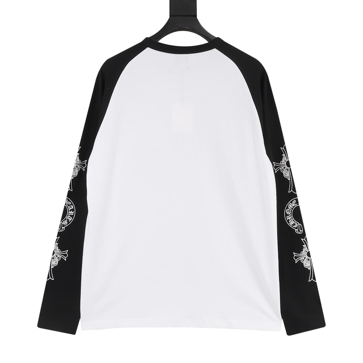 Chrome Hearts Gothic Script Collar Contrast Long-Sleeve Top product detail 2