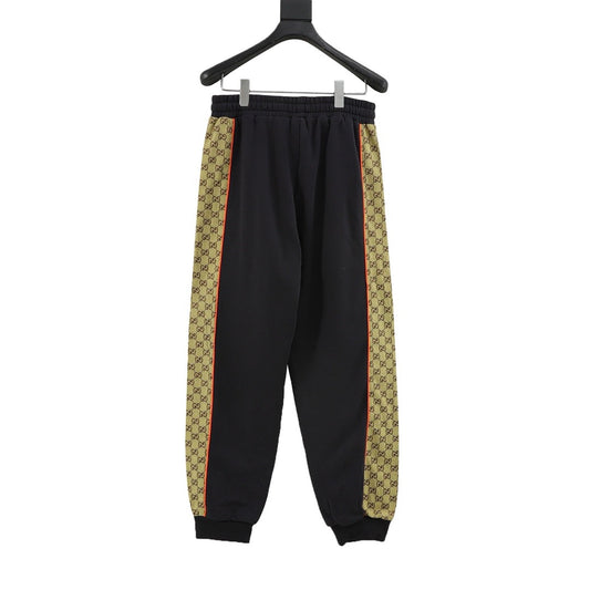 Gucci Monogram Panel Drawstring Trousers product detail 2