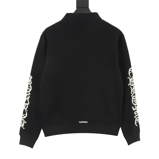 Chrome Hearts CH Logo Embroidered Half-Zip Sweatshirt product detail 2