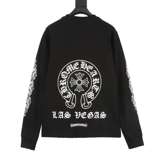 Chrome Hearts Las Vegas Print Long-Sleeve T-Shirt product detail 2