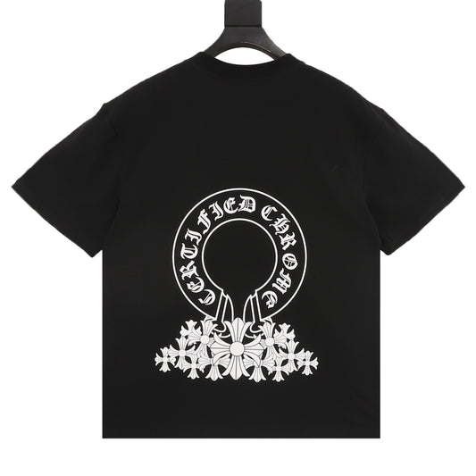 Chrome Hearts Horseshoe Multi-Cross Print T-Shirt product detail 2