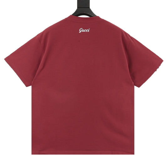 Gucci Minimal Letter Logo Embroidered T-Shirt product detail 2