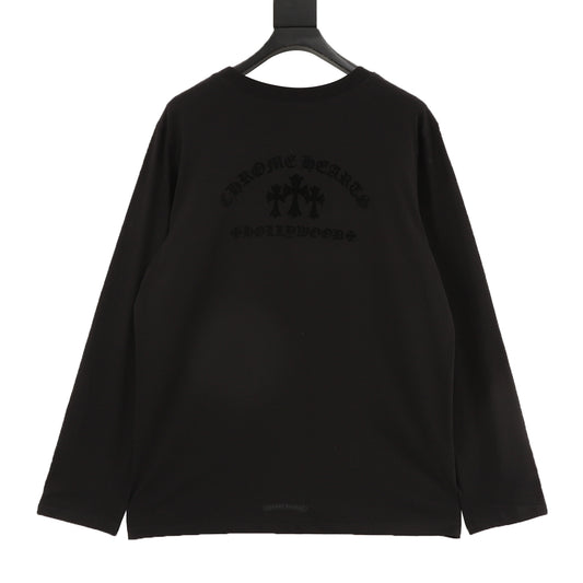 Chrome Hearts Flocked Cross Long-Sleeve T-Shirt product detail 2