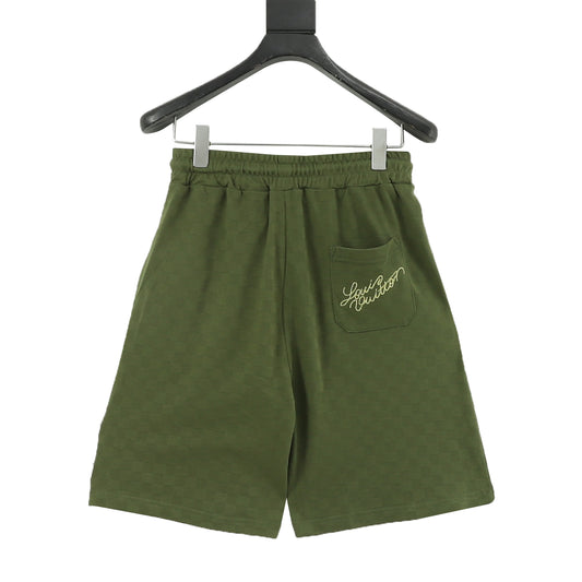 Louis Vuitton Embroidered Badge Damier Shorts product detail 2