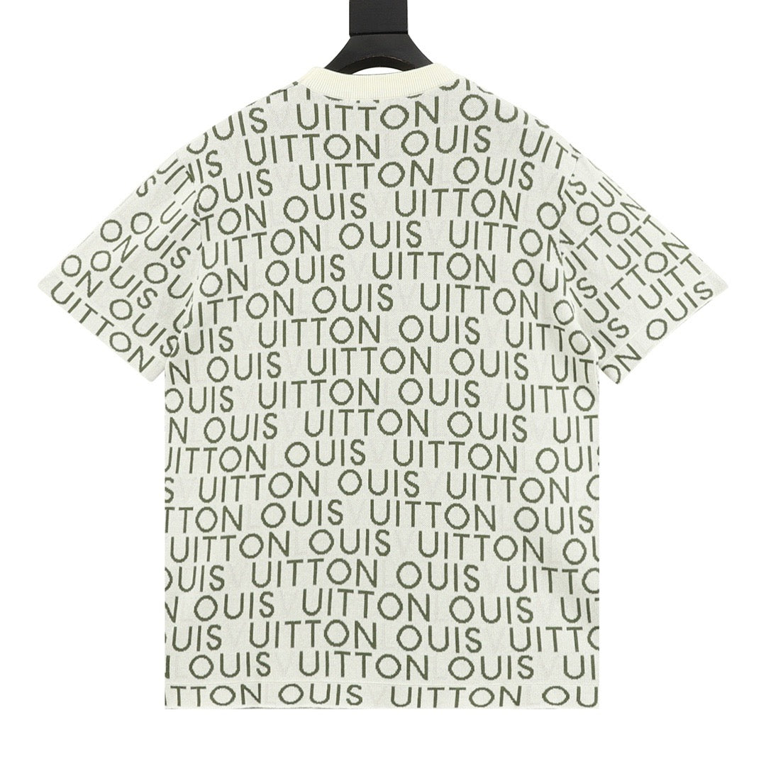 Louis Vuitton All-Over Letter Knit T-Shirt product detail 2