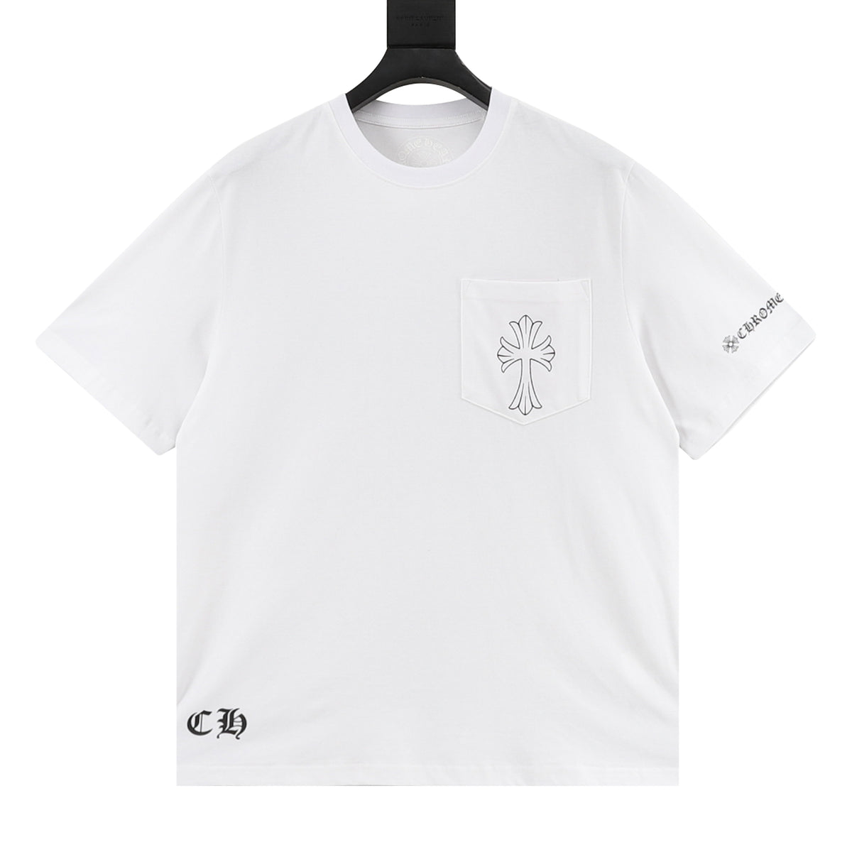 Chrome Hearts Sketch Cross Print T-Shirt product detail 2