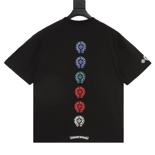 Chrome Hearts Multicolor Cross Print T-Shirt product detail 2