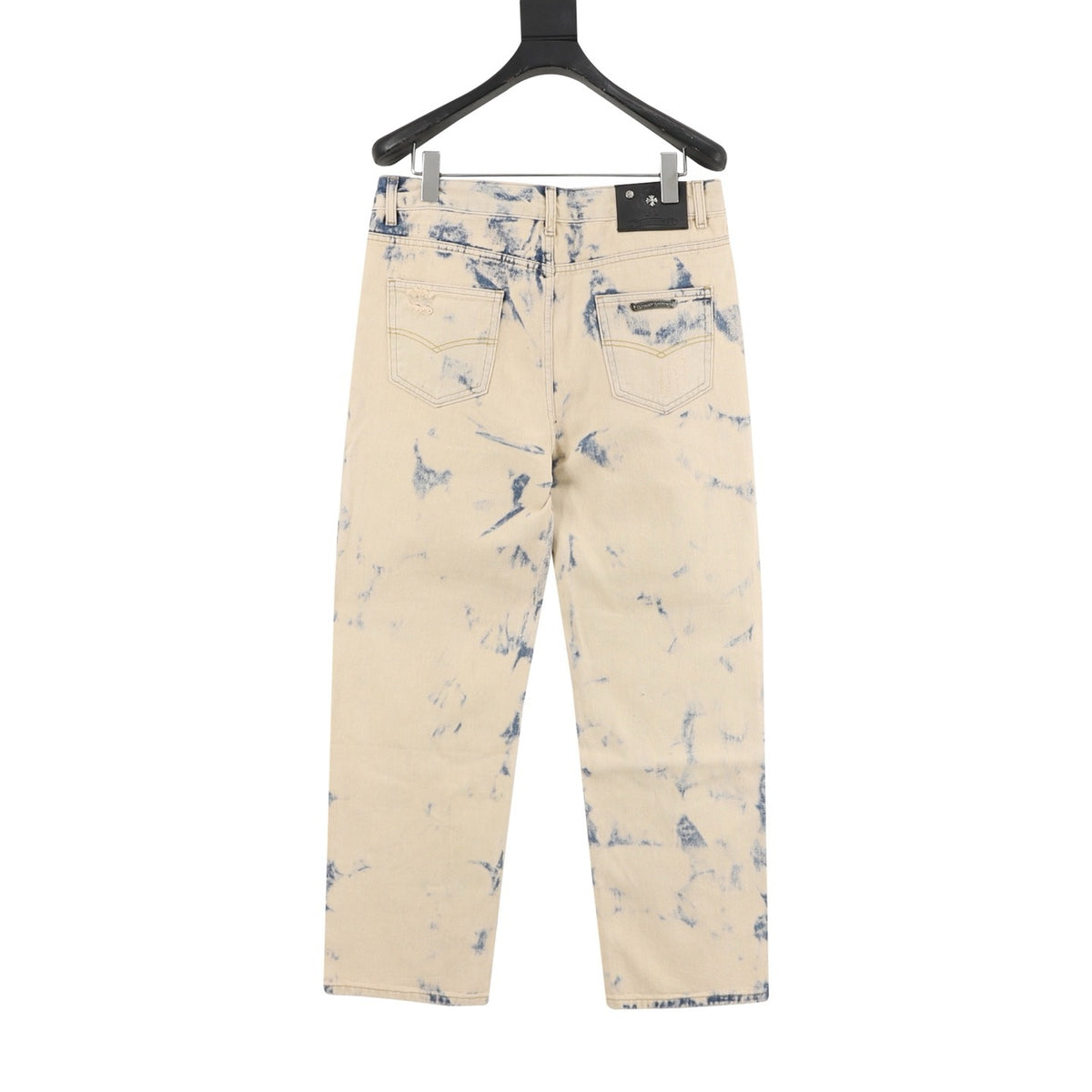 Chrome Hearts Cross Patch Embroidered Washed Jeans product detail 2