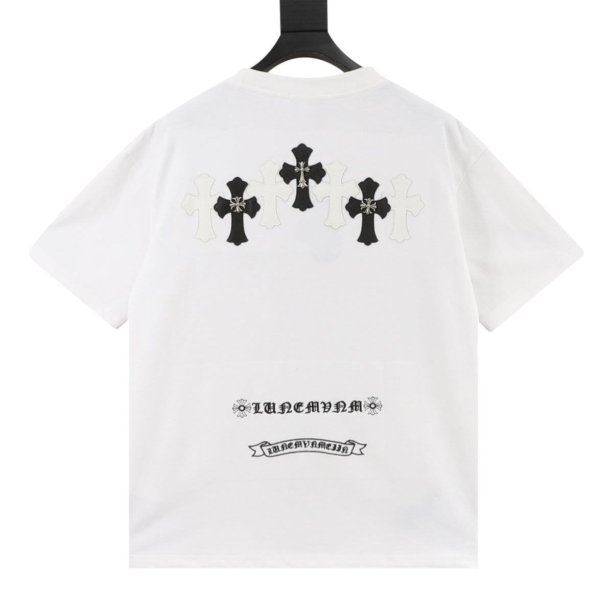 Chrome Hearts Leather-Label Hardware Cross T-Shirt product detail 2
