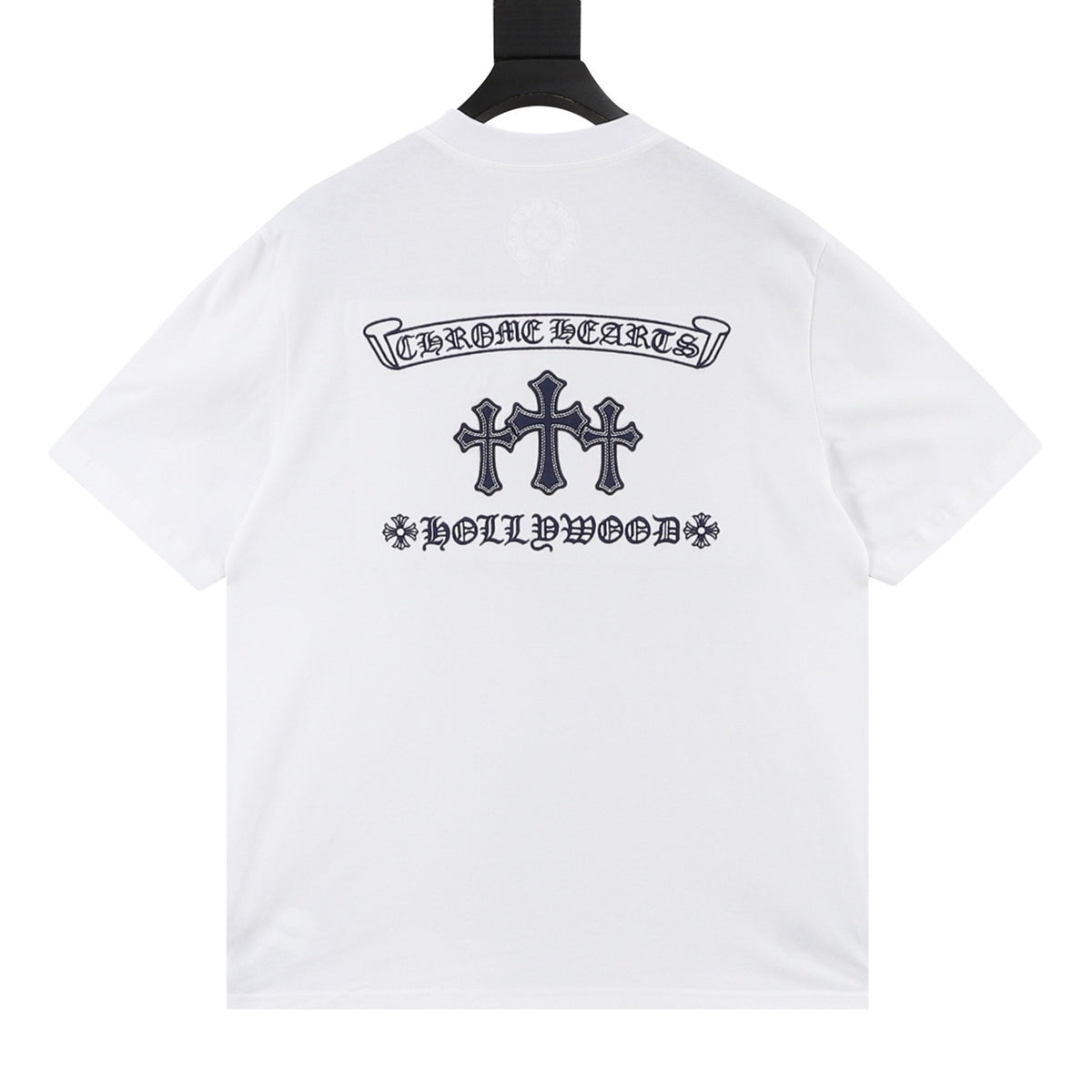Chrome Hearts Gothic Script Cross Print T-Shirt product detail 2