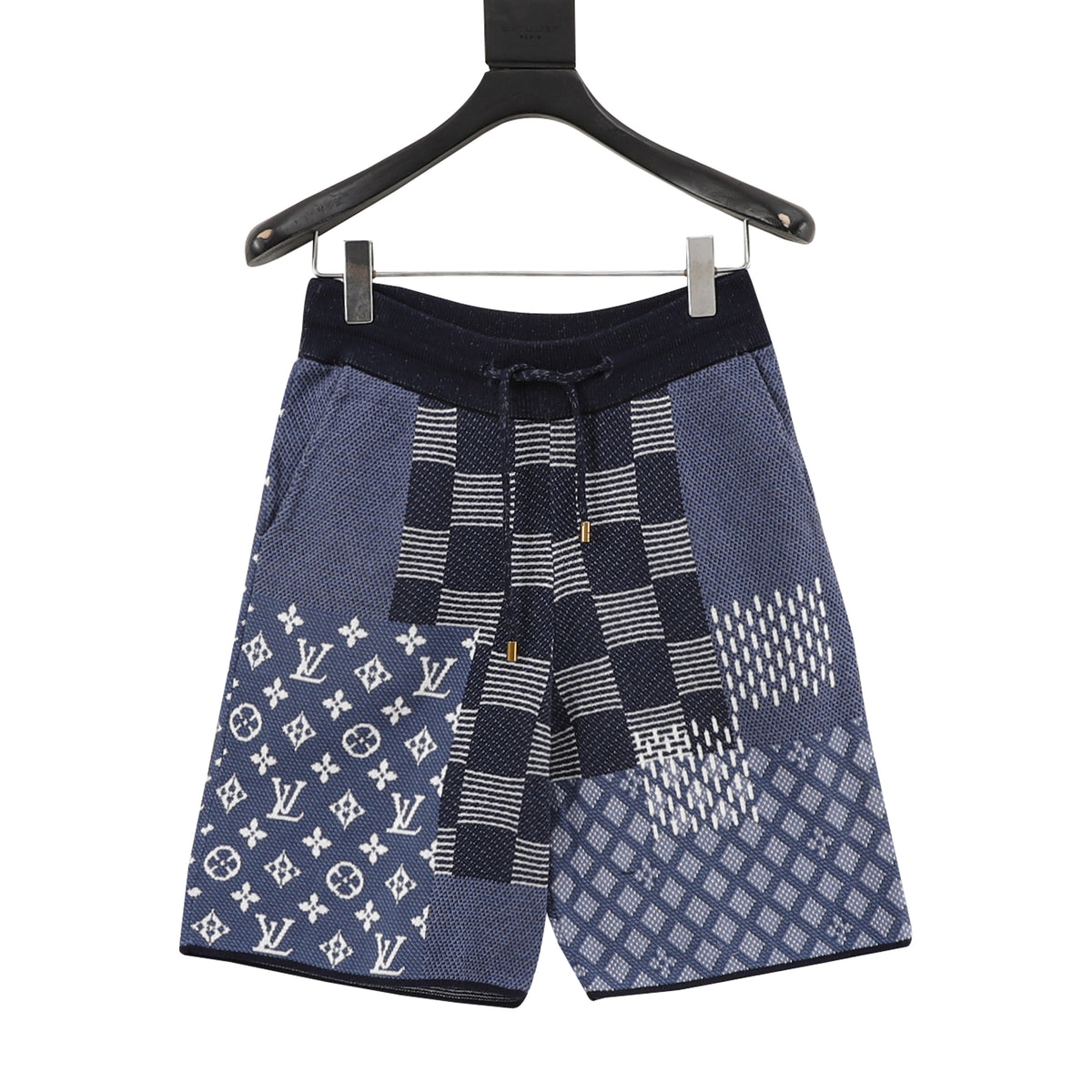 Louis Vuitton Damier Panel Knit Shorts product detail 2