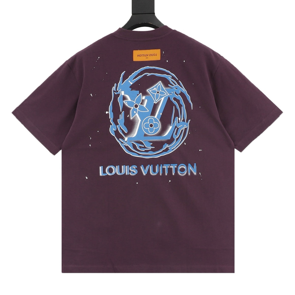 Louis Vuitton Blue Swirl Print T-Shirt - White product detail 2