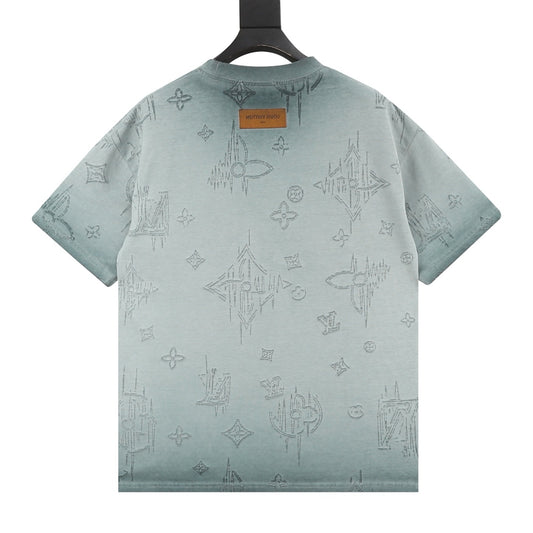 Louis Vuitton Washed Monogram Burnout T-Shirt product detail 2