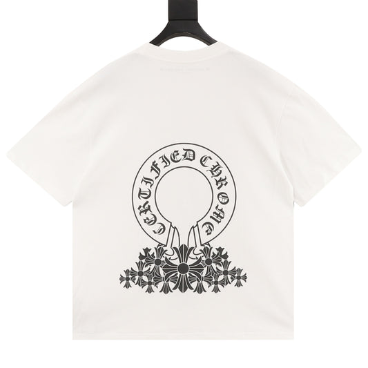 Chrome Hearts Horseshoe Multi-Cross Print T-Shirt product detail 2