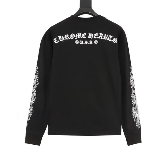 Chrome Hearts Gothic Script Back Print Long-Sleeve T-Shirt product detail 2