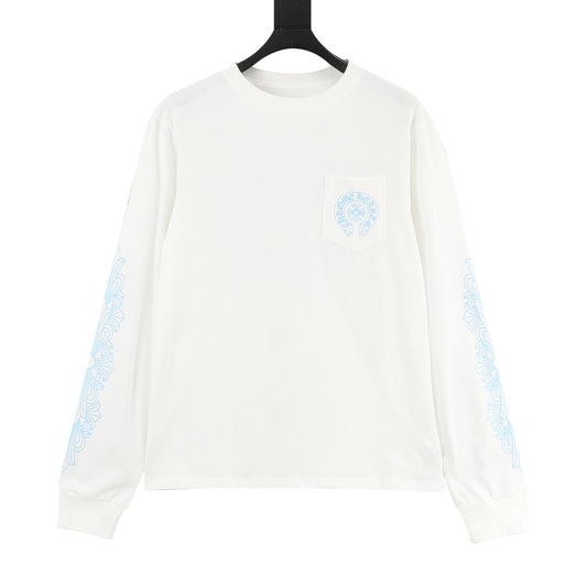 Chrome Hearts Gothic Script Horseshoe Long-Sleeve T-Shirt product detail 2