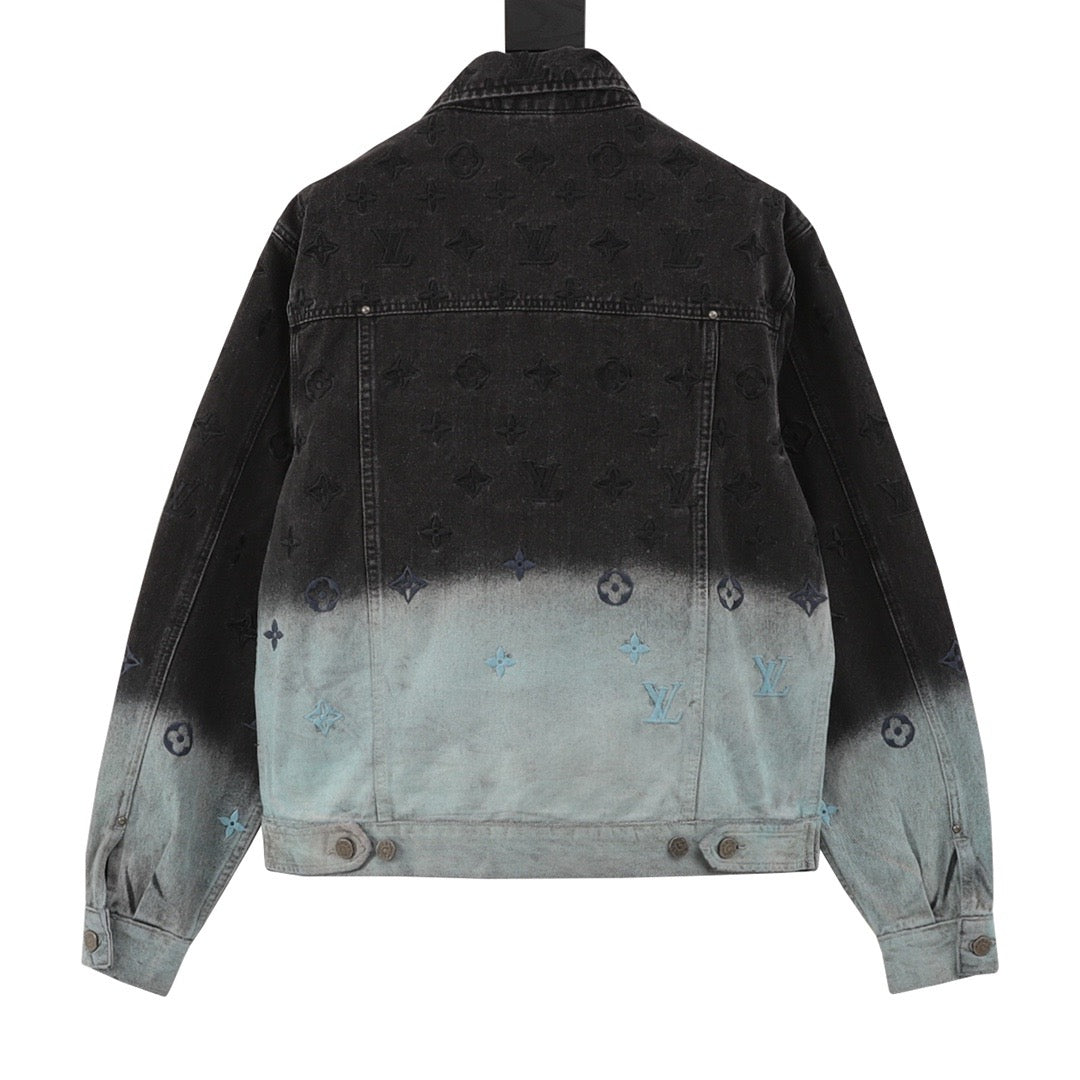 Louis Vuitton Gradient Embroidered Denim Jacket product detail 2