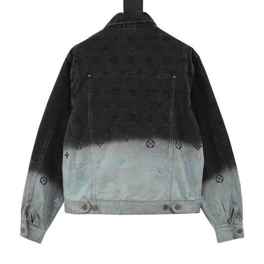 Louis Vuitton Gradient Embroidered Denim Jacket product detail 2