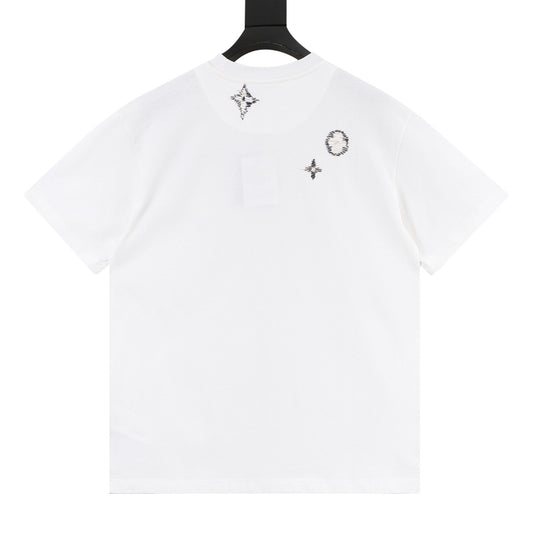 Louis Vuitton Monogram Logo Embroidered T-Shirt product detail 2