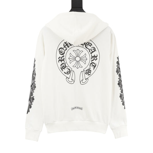 Chrome Hearts Sleeve Graphic Print Zip Jacket product detail 2