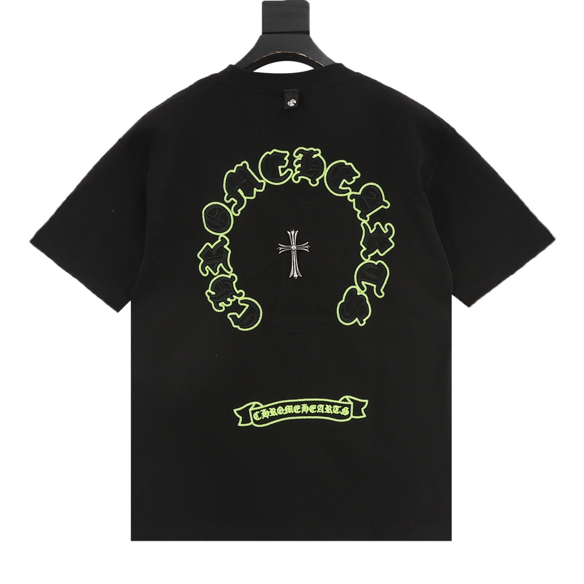 Chrome Hearts Letter Patch Hardware Cross T-Shirt product detail 2