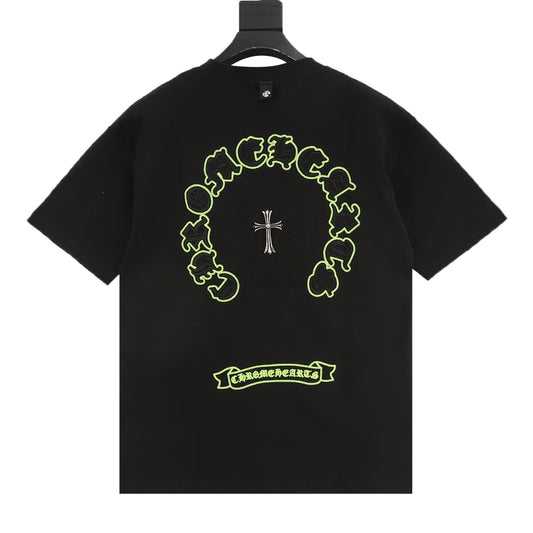 Chrome Hearts Letter Patch Hardware Cross T-Shirt product detail 2