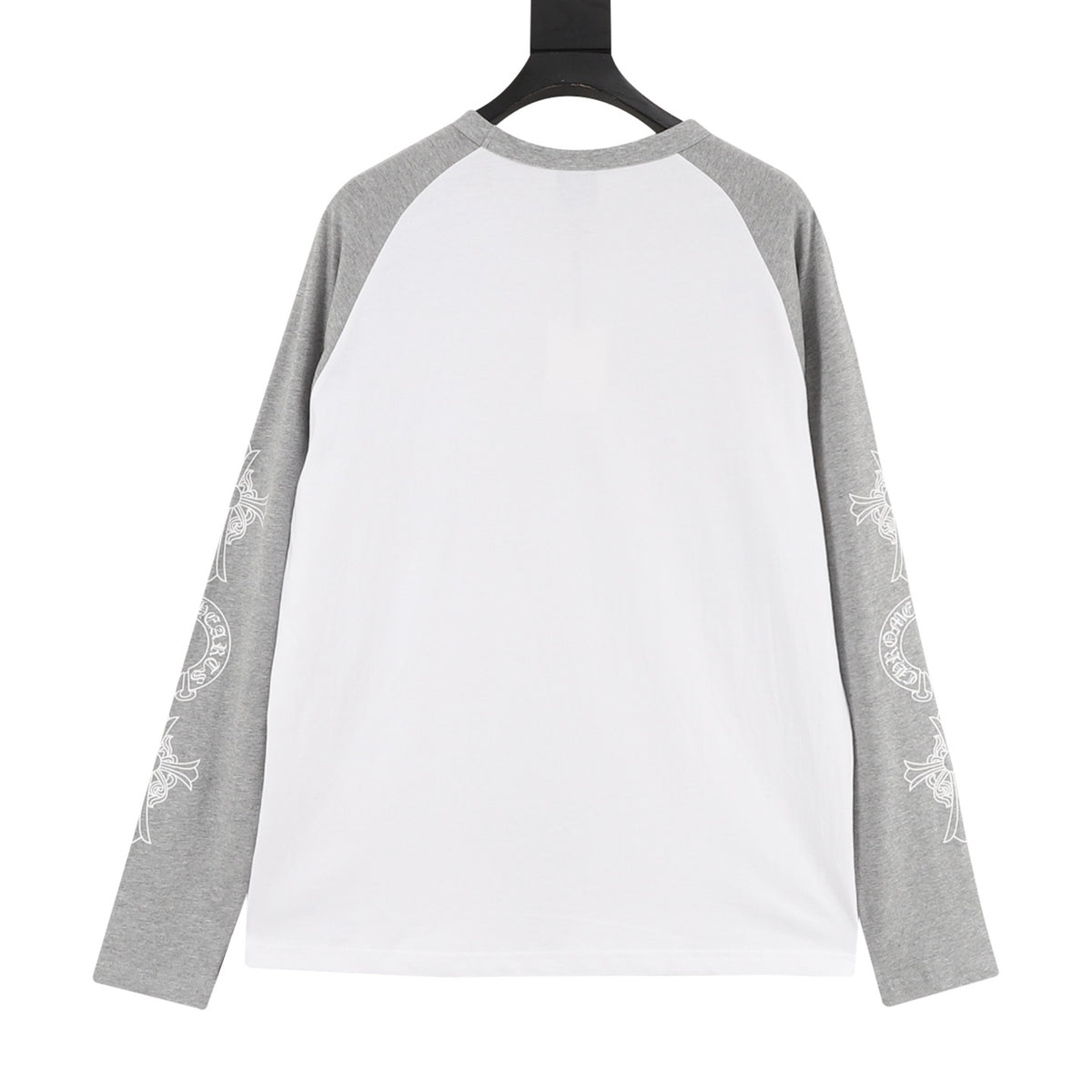 Chrome Hearts Gothic Script Collar Contrast Long-Sleeve Top product detail 2