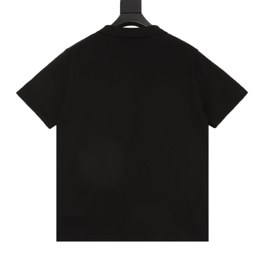 Gucci Stripe Letter Jacquard Knit Polo Shirt product detail 2