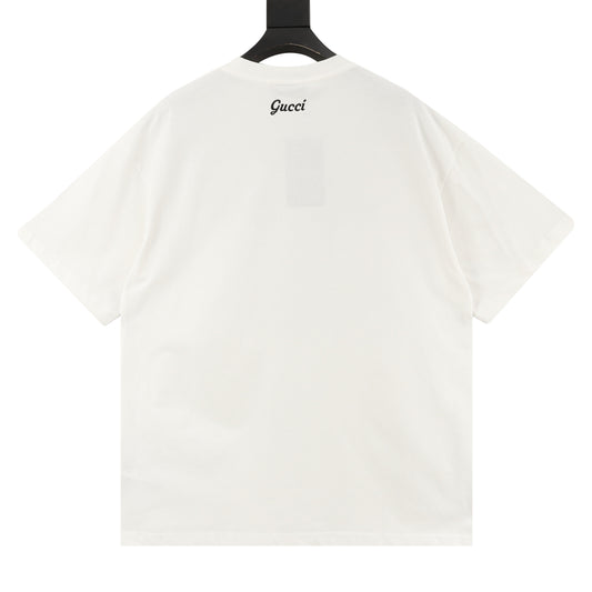 Gucci Minimal Letter Logo Embroidered T-Shirt product detail 2