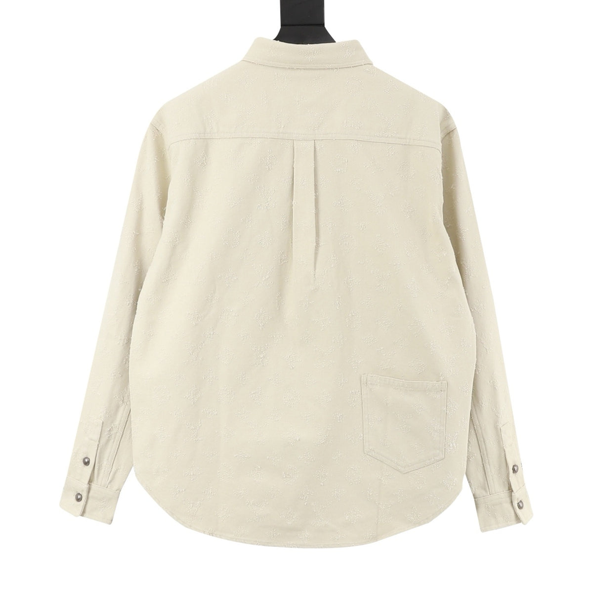 Louis Vuitton Monogram Needle-Punched Denim Shirt Jacket - Ivory product detail 2