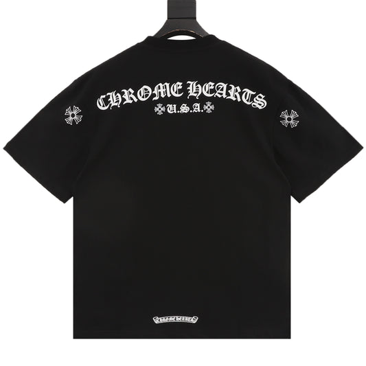 Chrome Hearts Gothic Script Print T-Shirt product detail 2