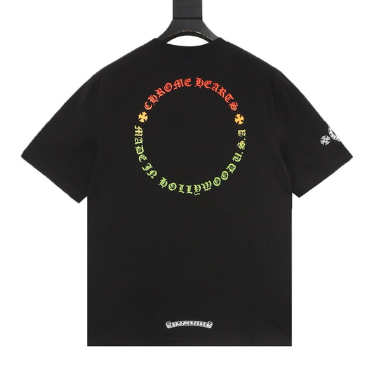 Chrome Hearts Multicolor Cross Print T-Shirt product detail 2