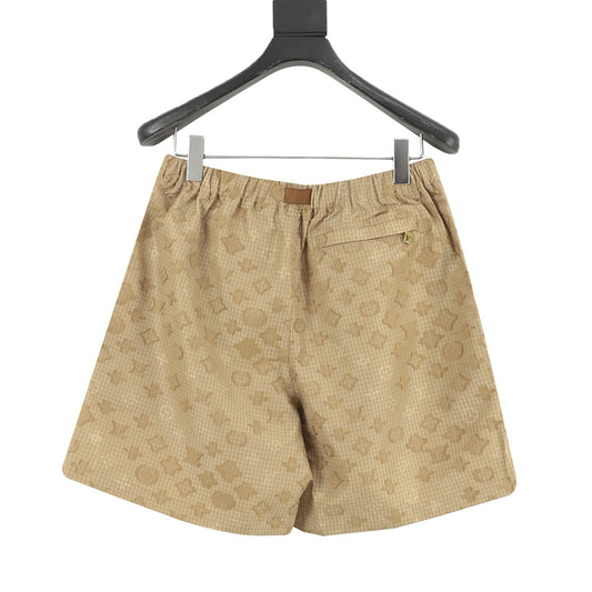 Louis Vuitton Monogram Jacquard Ripstop Shorts - Black product detail 2