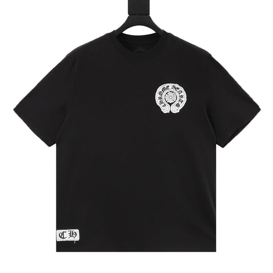 Chrome Hearts Gothic Script Cross Print T-Shirt product detail 2