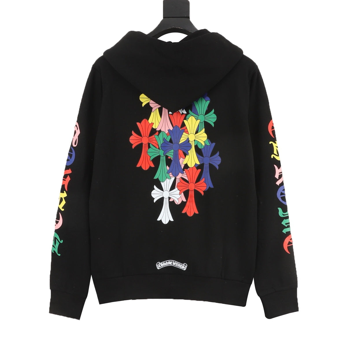 Chrome Hearts Multicolor Gothic Script Hoodie product detail 2