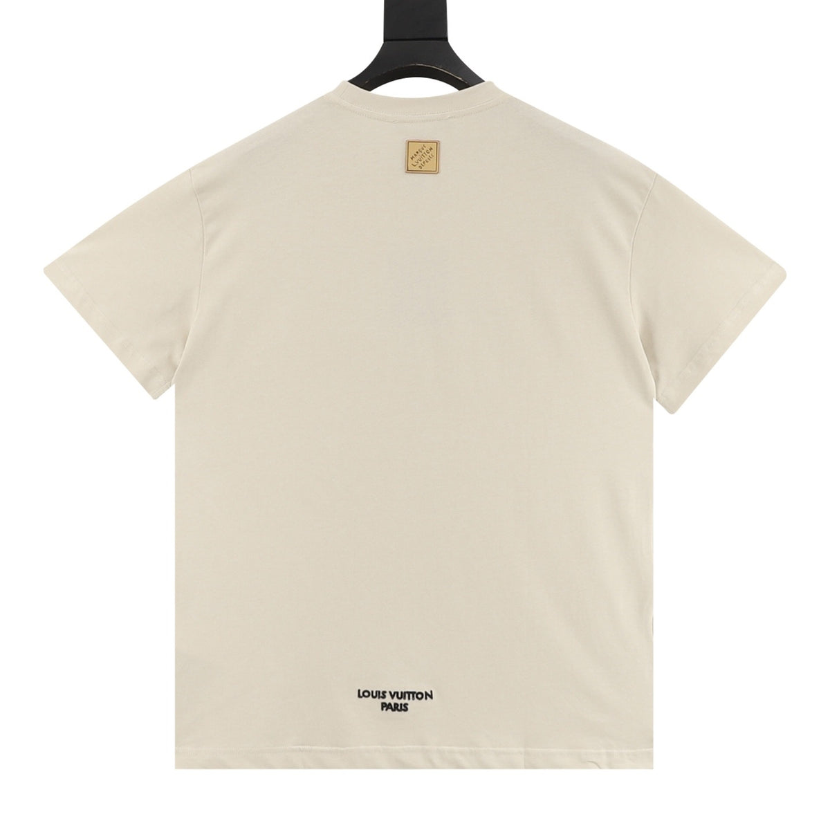 Louis Vuitton L.V.M. Embroidered Cotton T-Shirt - Ivory product detail 2