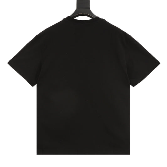 Gucci Pink Letter Logo Embroidered T-Shirt product detail 2