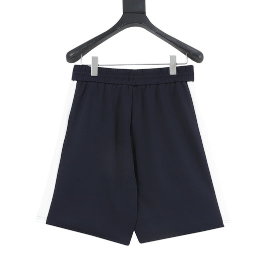 Gucci Blue-and-White Embroidered Logo Shorts product detail 2