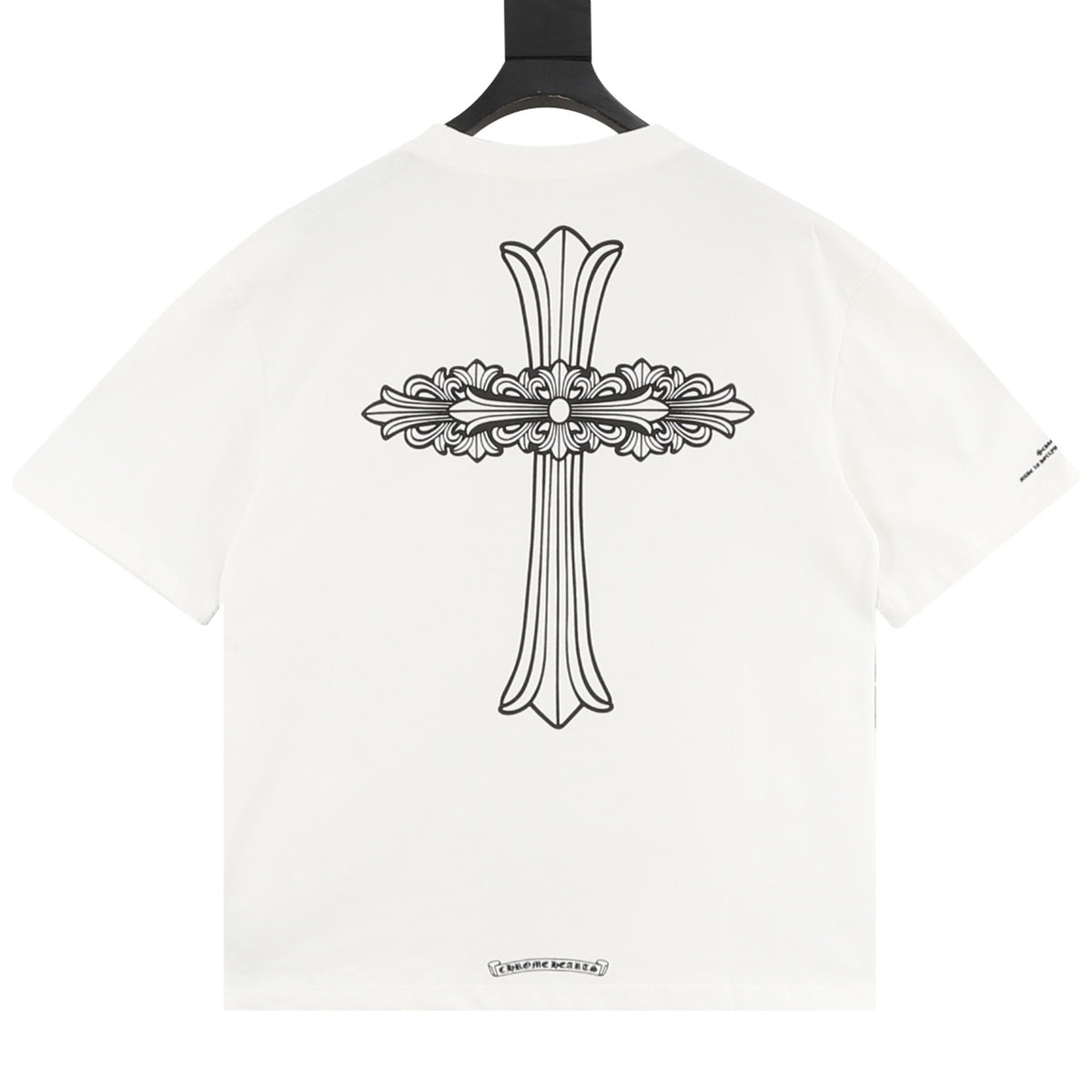 Chrome Hearts Gothic Script Pocket Cross Back Print T-Shirt product detail 2
