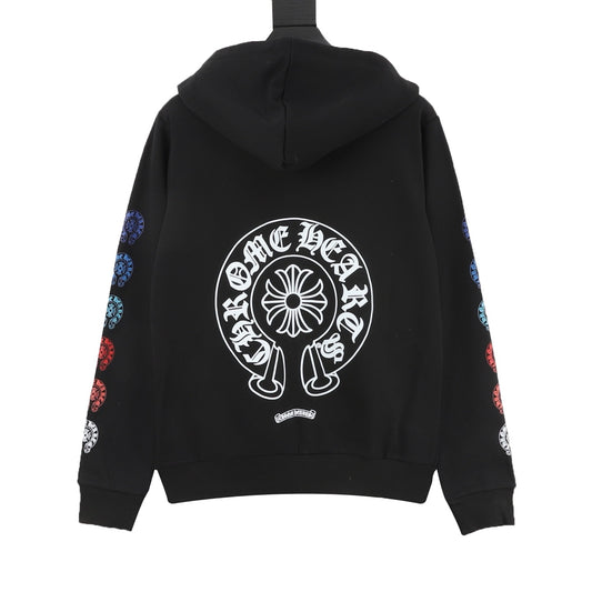 Chrome Hearts Rainbow Logo Zip Jacket product detail 2