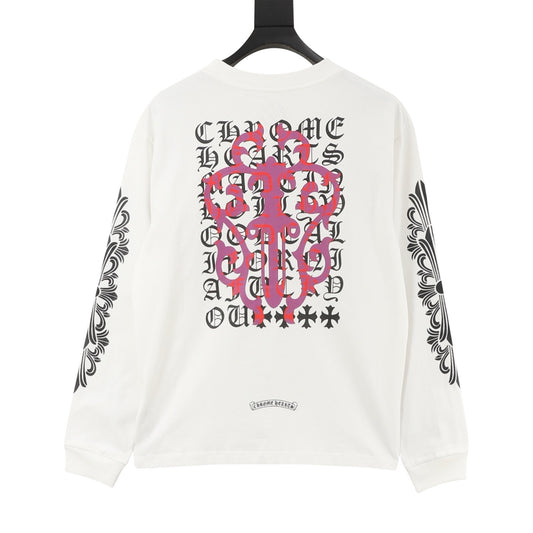 Chrome Hearts Dagger Print Long-Sleeve T-Shirt product detail 2