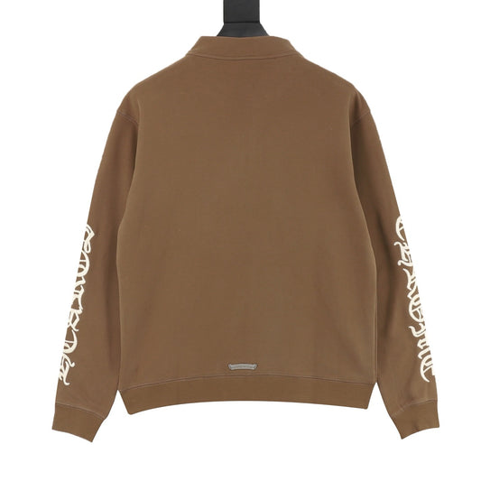 Chrome Hearts CH Logo Embroidered Half-Zip Sweatshirt product detail 2