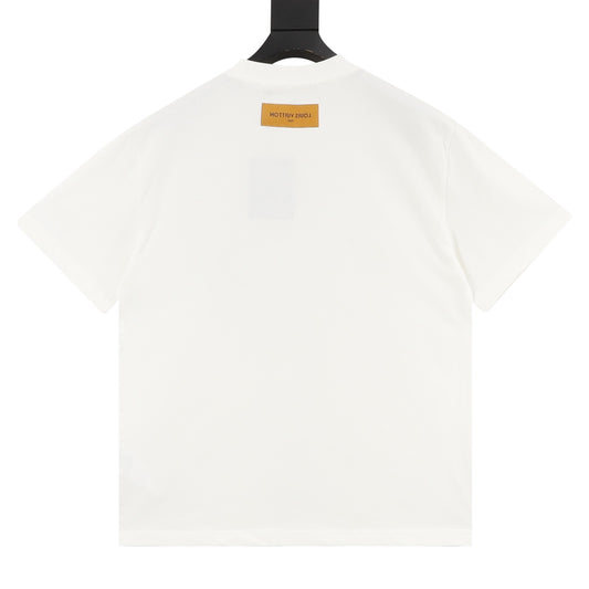 Louis Vuitton Distressed Towel-Embroidered T-Shirt product detail 2