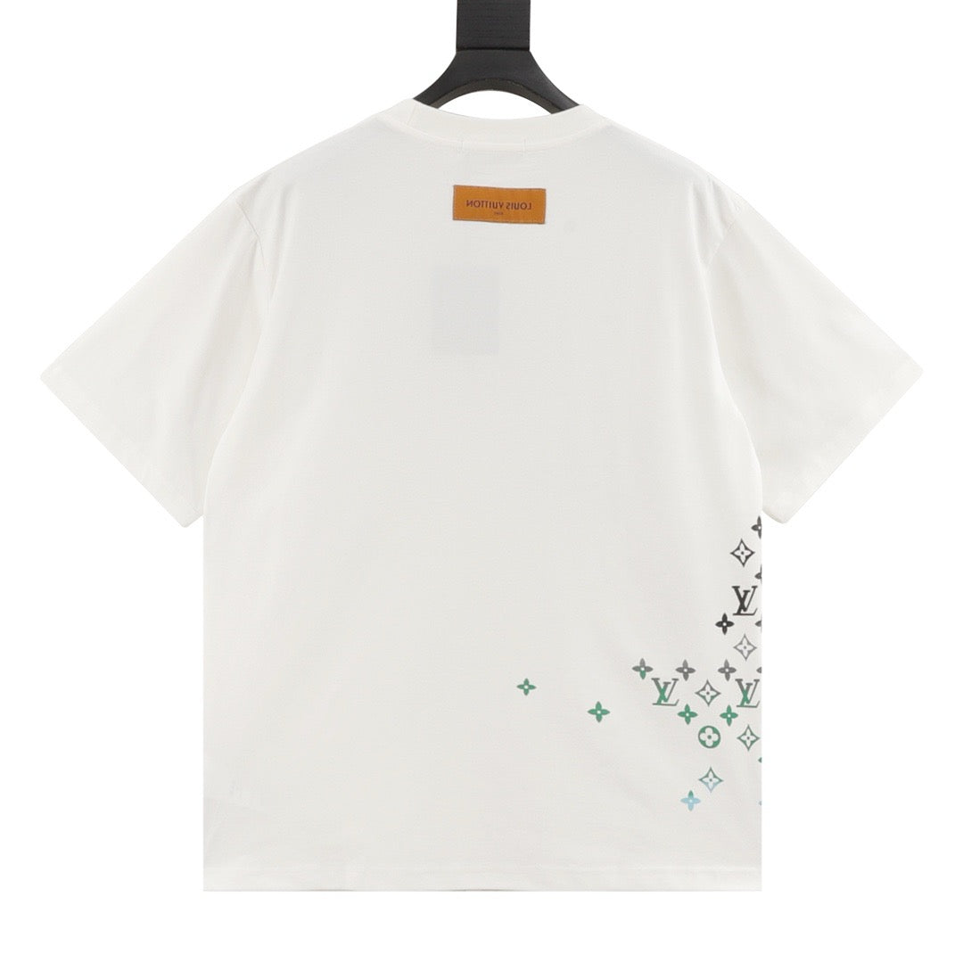 Louis Vuitton Gradient Monogram Print T-Shirt product detail 2