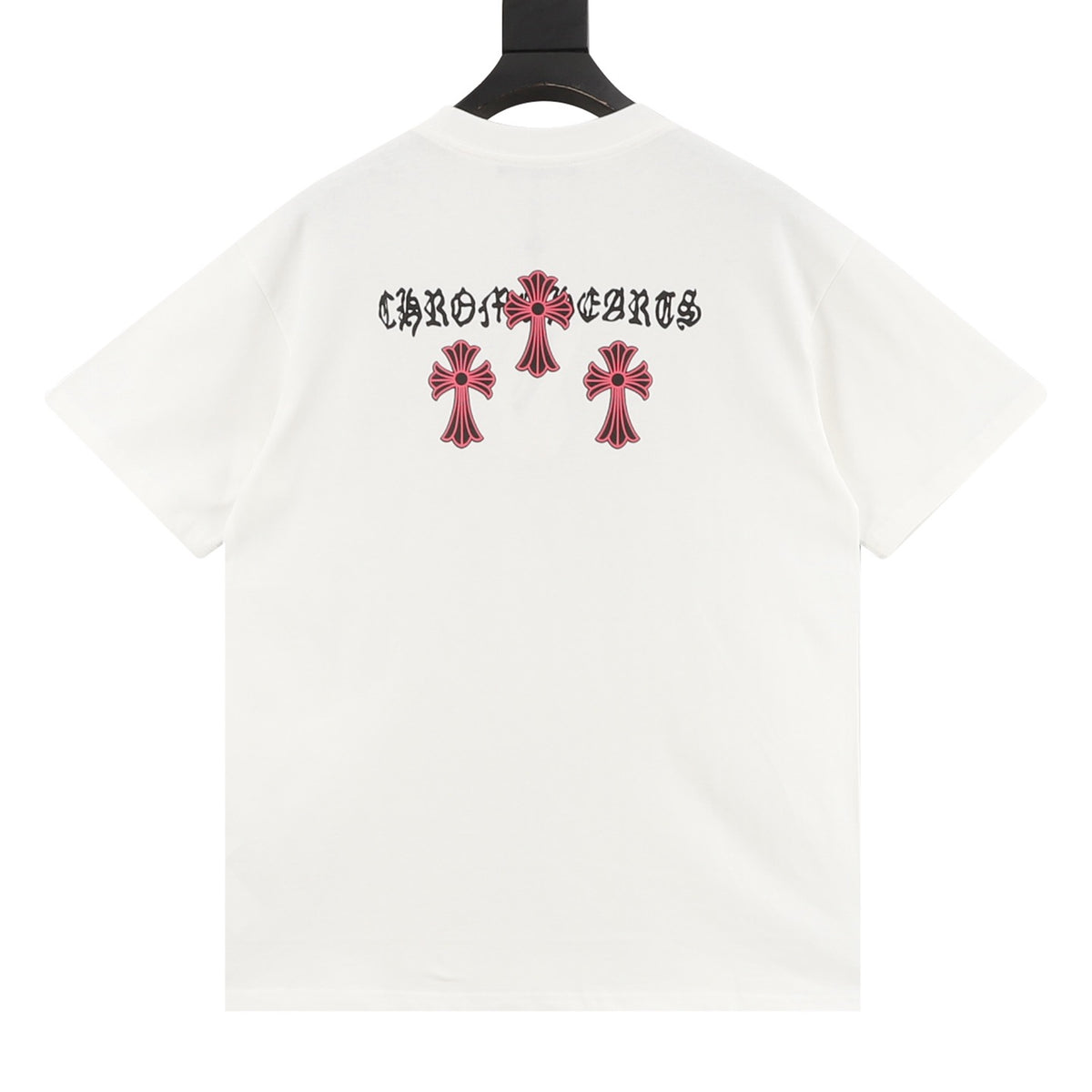 Chrome Hearts Black and Red Cross T-Shirt product detail 2