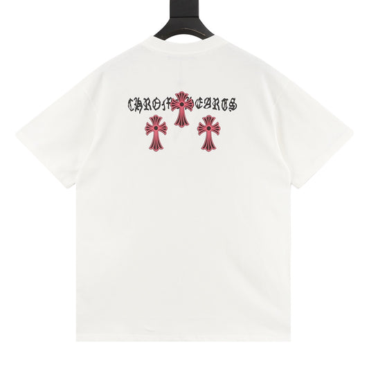 Chrome Hearts Black and Red Cross T-Shirt product detail 2
