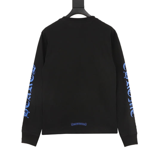 Chrome Hearts Gothic Script Print Long-Sleeve T-Shirt product detail 2