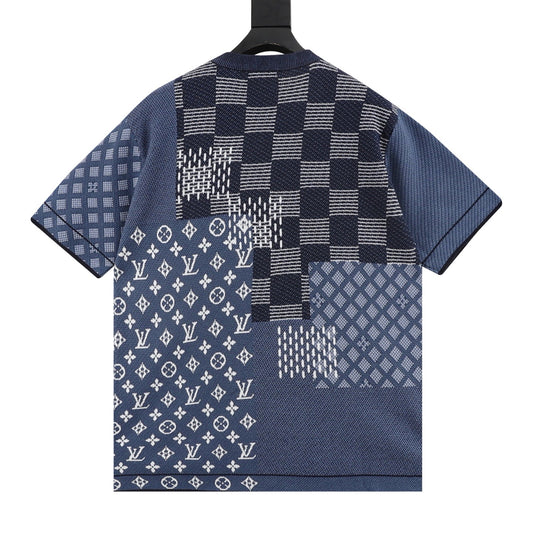 Louis Vuitton Damier Panel Knit T-Shirt product detail 2